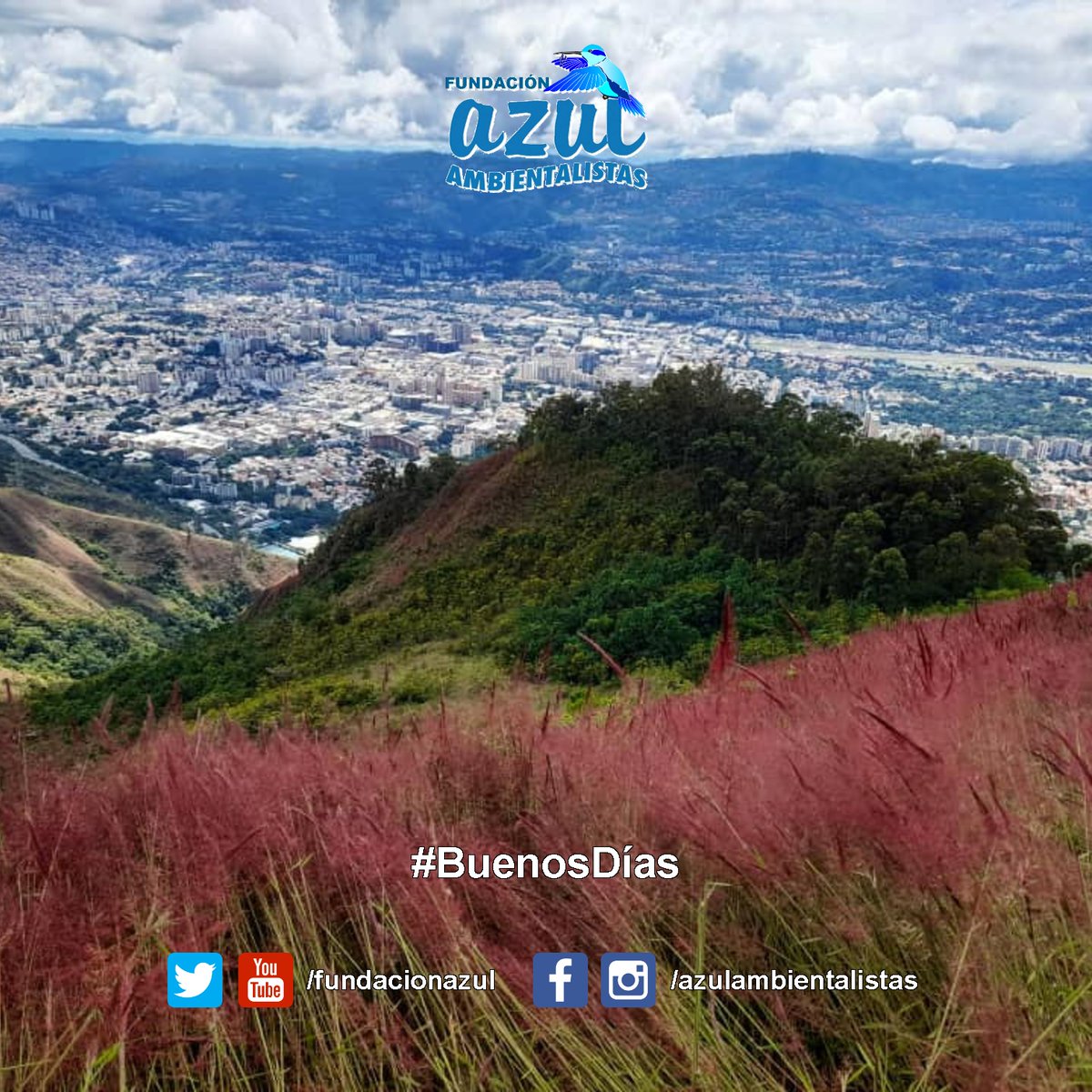#FelizSábado 😀 ⏰ Ya es hora de disfrutar el amanecer desde la ciudad de #Caracas 🏙️, en el #DistritoCapital 🏛️, que te den la energía necesaria para hacerlo todo por el Planeta 🌎 🔗 bit.ly/AzulAmbientali… 💙