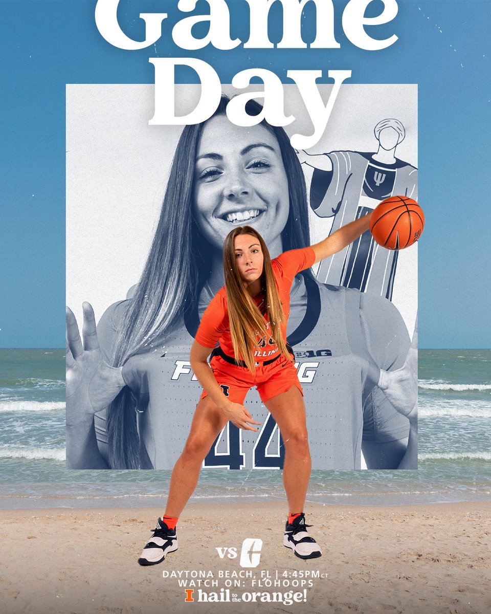 IlliniWBB's tweet photo. ๐๐๐ฆ๐๐๐๐ฒ!
๐
November 25
๐ Charlotte
๐ Daytona Beach, FL
โฐ 4:45 PM CT
๐บ @FloHoops
๐ป https://t.co/43okaRz1so
๐ https://t.co/J3KiV1A1Jj
๐ท @kendallbostic22
#Illini | #HTTO | #OneWay https://t.co/8POJvefNui