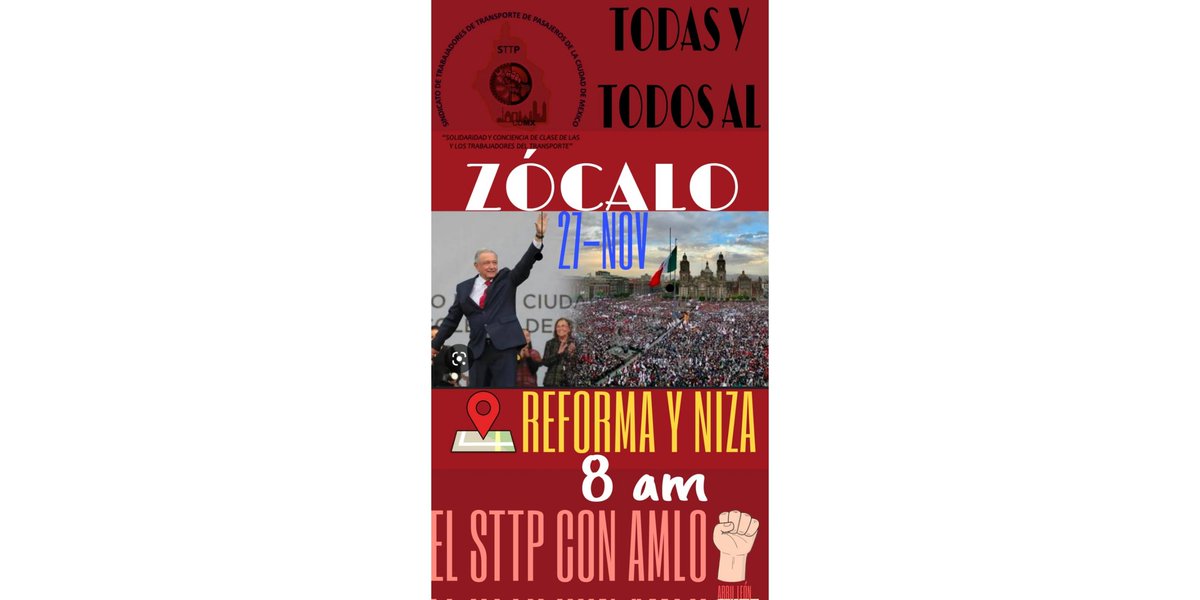 abyle_25's tweet photo. ¡Todos a la marcha! para celebrar los logros de la 4T 🇲🇽💯👏
Acude con tu familia
@sttpcdmx @CSSTTPDF  @HMBM_16 @CRISTOPEPE25 @GobCDMX @BenitoGarca20 @rodolfo55104795 @agustin38054329  @MiguelA66463397 @AngeloG09365187 https://t.co/z9Cy09i8TT