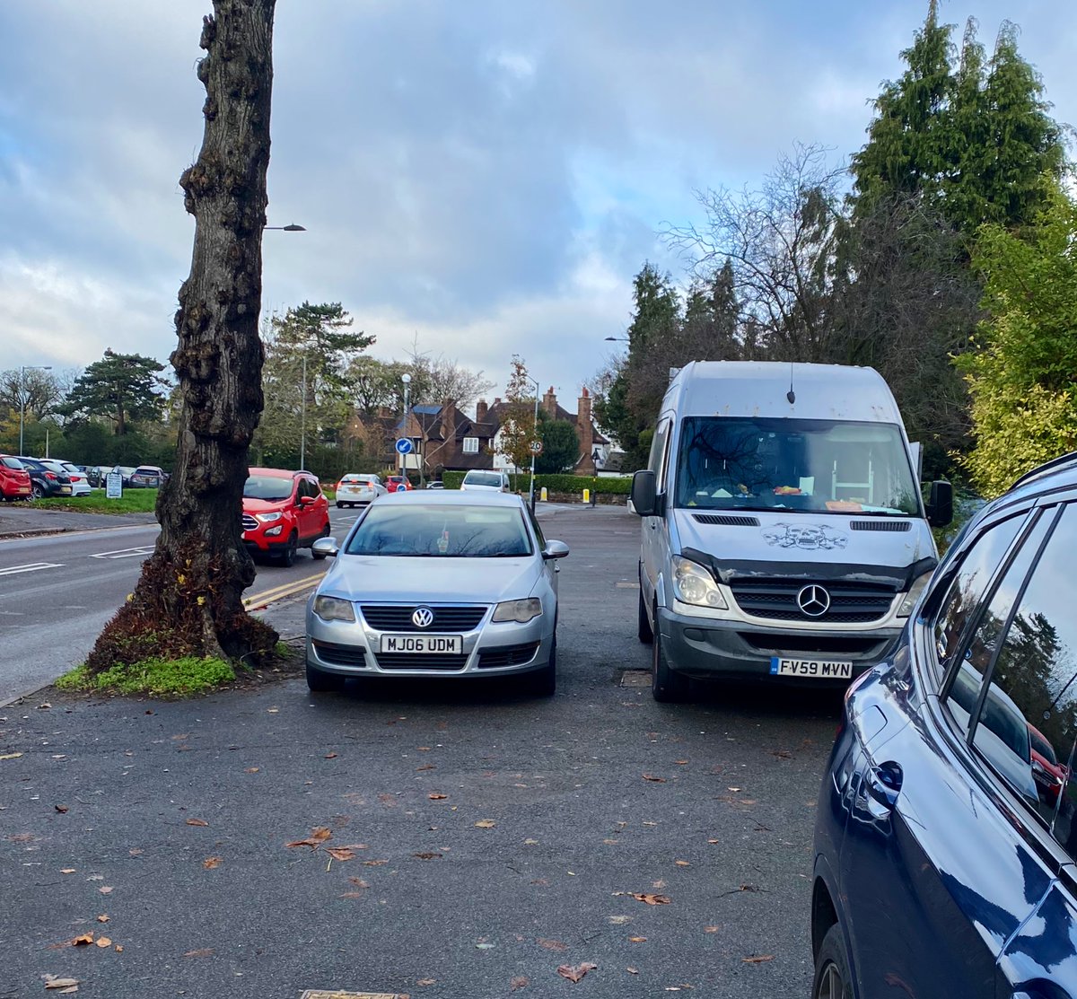 GsEbbon's tweet photo. @BadlyParkedB14 ok it’s Moseley but the sentiments the same. Heaven forbid I had a pram or a wheelchair & wanted to get down Wake green road yesterday morning. #southbrum #moseley #wakegreen #moseleyvillage #selfishdrivers https://t.co/6OcPBXaRqy