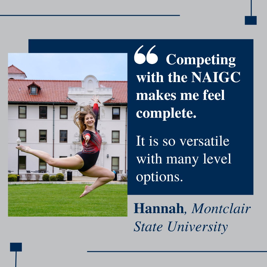 "The NAIGC gave me an opportunity to compete again, and brought me a family of like-minded individuals who share the same passion that I do." - Hannah, MSU

Support the NAIGC and the 150+ clubs we serve by donating to our end-of-year-fundraiser! …gc-season-of-giving-2022.causevox.com