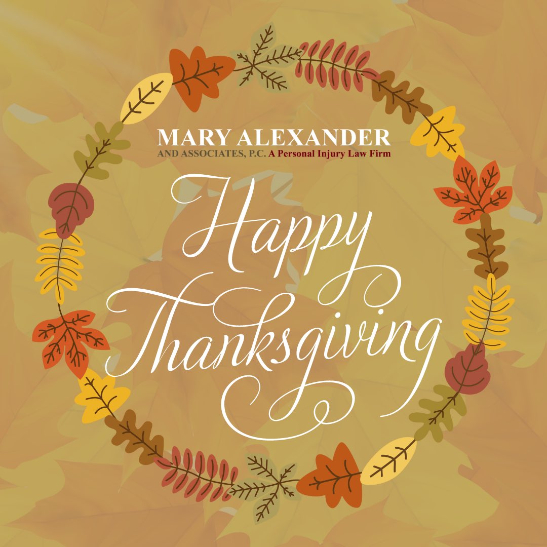 Mary Alexander &amp; Associates wishes you a Happy Thanksgiving.