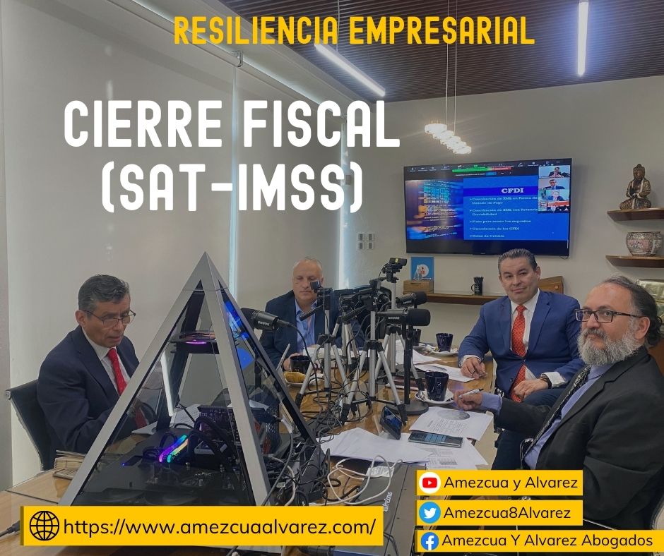 Amezcua8Alvarez's tweet photo. 📢𝗧𝗲 𝗶𝗻𝘃𝗶𝘁𝗮𝗺𝗼𝘀 𝗮 𝗿𝗲𝘃𝗶𝘃𝗶𝗿 𝗻𝘂𝗲𝘀𝘁𝗿𝗼 𝗪𝗘𝗕𝗜𝗡𝗔𝗥
📚𝐂𝐈𝐄𝐑𝐑𝐄 𝐅𝐈𝐒𝐂𝐀𝐋 (𝐒𝐀𝐓-𝐈𝐌𝐒𝐒)
https://t.co/iGOTJxIHsX
#amezcuaalvarezabogados #AbogadosFiscalistas #resilienciaempresarial #abogados #gdl #cierrecontable #CierreAnual #impuestos
#fiscal https://t.co/YjpsybFTdb