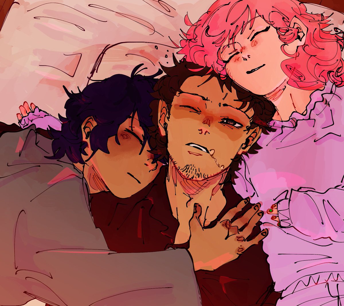 supine_ly's tweet photo. Fluff art. Needed to draw this trio #noragami #yato #daikoku #kofuku https://t.co/fSY66nk3wY