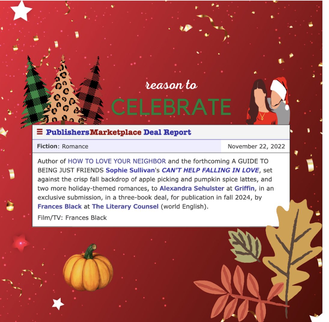 Is sharing on here still a thing? Cause if so…
@SMPRomance @literarycounsel <a href="/ASehulster/">Alexandra Sehulster (see-hull-stur)</a> @cassidymgraham @jody_holford #booknews #romance #holidaybooks