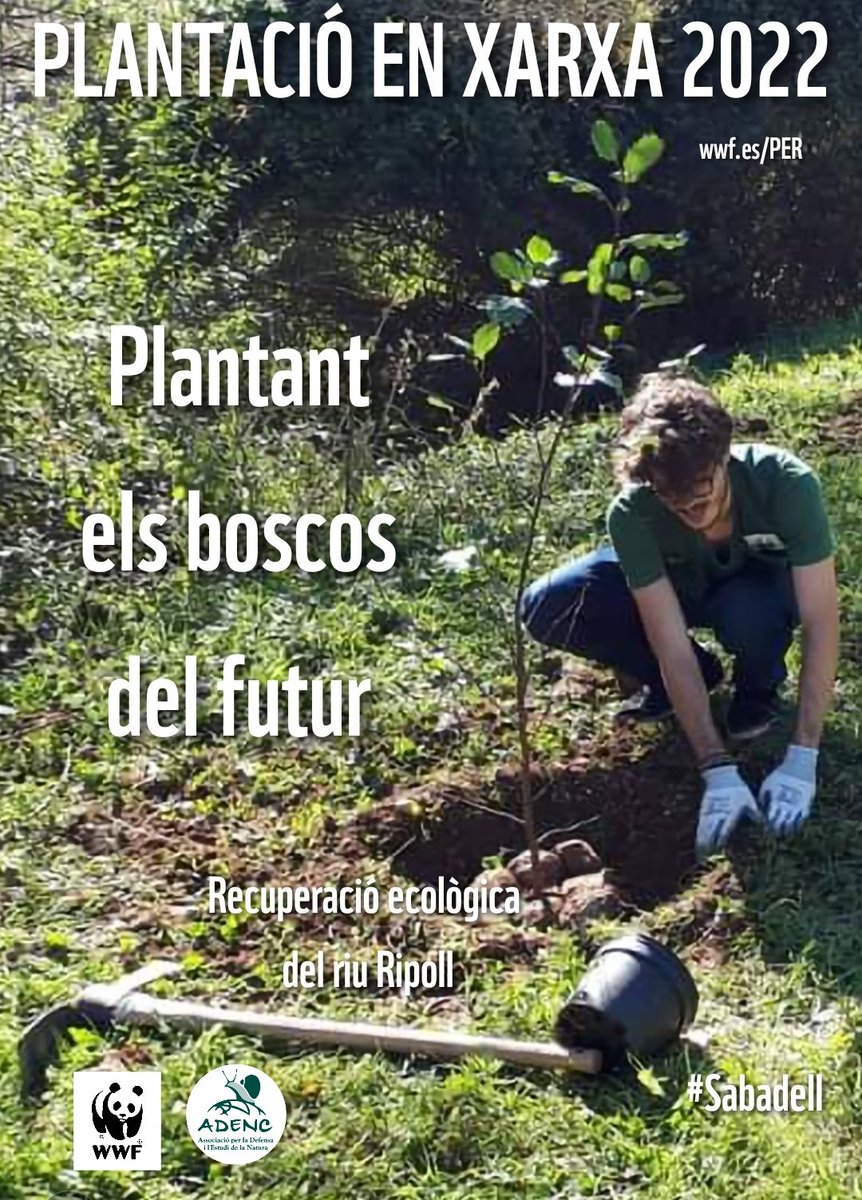 wwfbarcelona's tweet photo. #PLANTACIÓ
EN XARXA 2022
🌳Plantant Els Boscos Del Futur🌳
#PER2022
#Voluntariat
@wwfspain
@wwfbarcelona
@Adenc1982
#FesReviureElRipoll.
Jornada de voluntariat ambiental. Recuperació ecològica del riu Ripoll.
#Sabadell
#Adenc https://t.co/GVZdlQZVeC