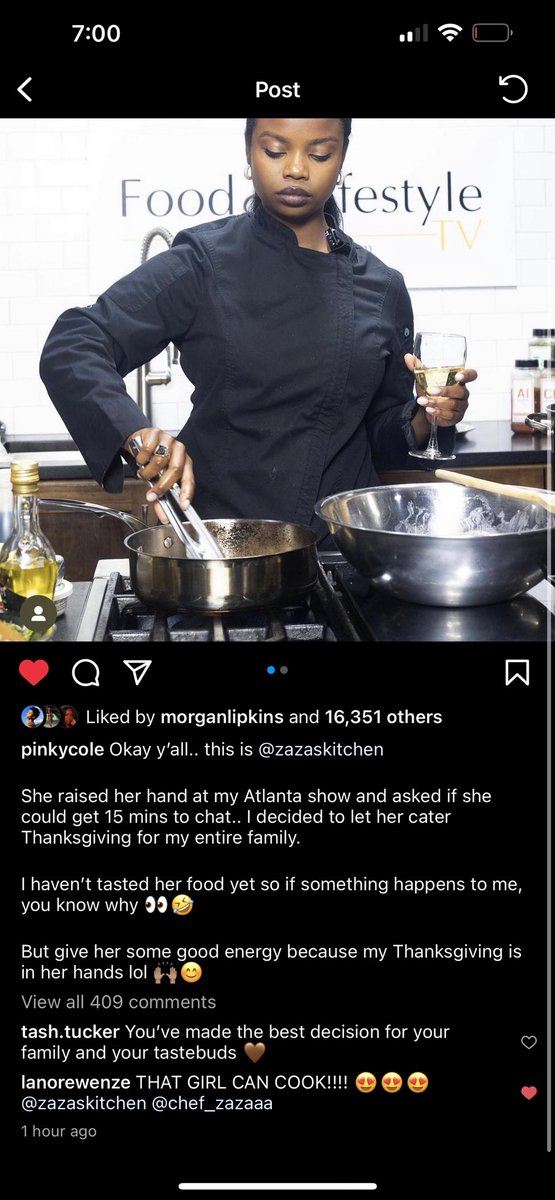 za_zazaaa's tweet photo. POV: You are on Thanksgiving duty for Pinky Cole https://t.co/4Jru97Vf8U
