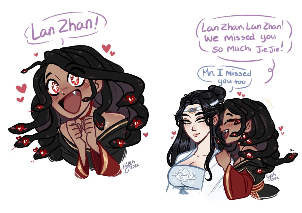 🚫Cisswap ♡ wlw WangXian Medusa!Wei Ying and Blind!Lan Zhan 🥺