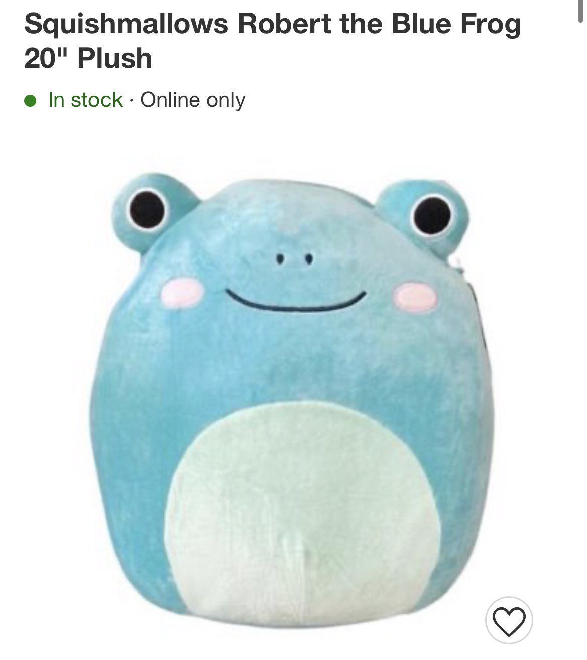 lexi on X: THE SQUISHMALLOW FROG'S NAME IS ROBERT