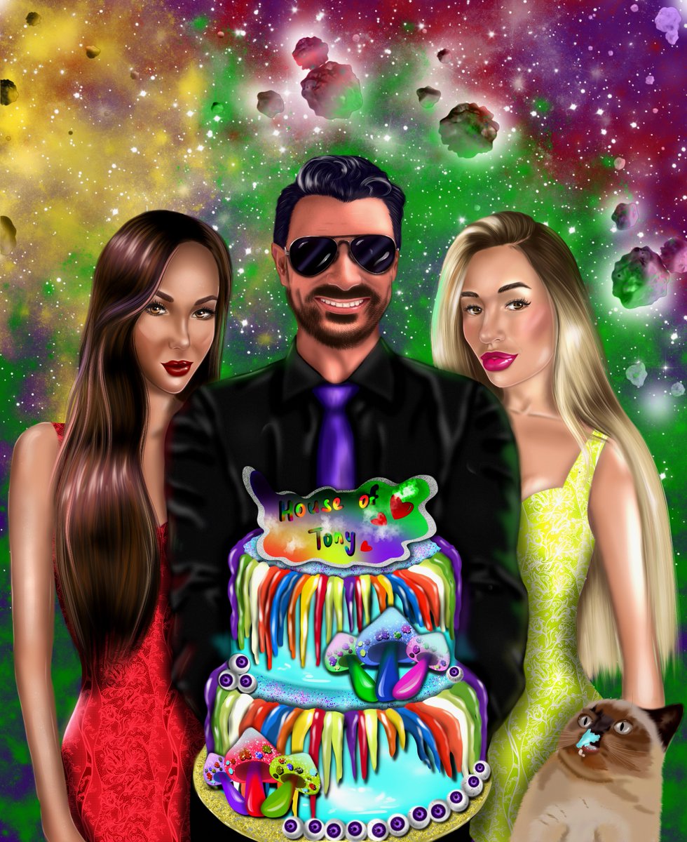 AnS91398322's tweet photo. Oh and a long time I painted this art, 24 hours, but it was worth it in my opinion)
Welcome to our merry company! This miracle cake will send anyone on an unforgettable space journey!
#House_of_Tony @el_nuaaa @Investopia @grrwolfie 
0.06 eth
https://t.co/rRyHJarz89 https://t.co/ITaYgDew7D