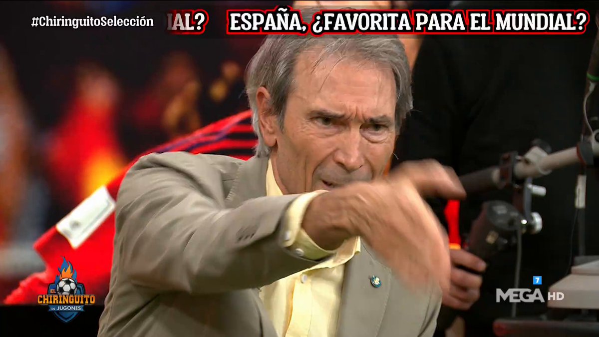 elchiringuitotv's tweet photo. 🥇New World Record: 15 segundos.

😅Lo que ha tardado @juanma_rguez en 'encender' a @lobo_carrasco. #ChiringuitoSelección https://t.co/pOb45Sj6cU