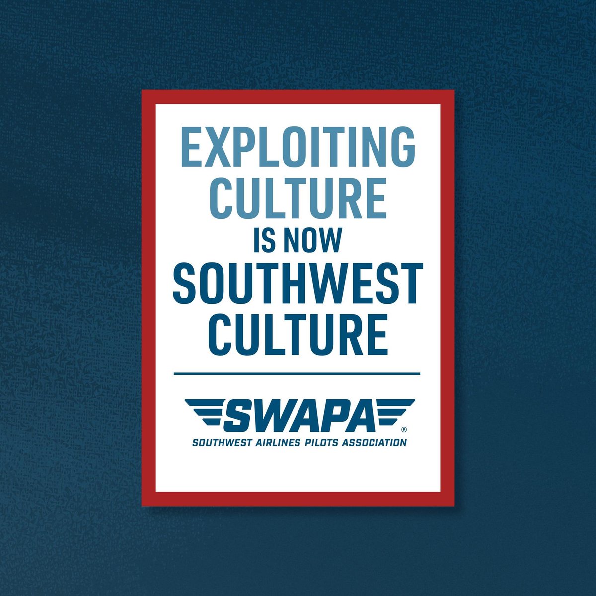 PARKtheMAX's tweet photo. @SouthwestAir Values??? 813 days under an expired contract and you're talking about culture? Southwest Airlines has weaponized its culture against its employees and has lost its way. #SwapaSpeaksForMe #SS4M @swapapilots #unionstrong #TaketheStikeVote https://t.co/gJBns7O0Bv
