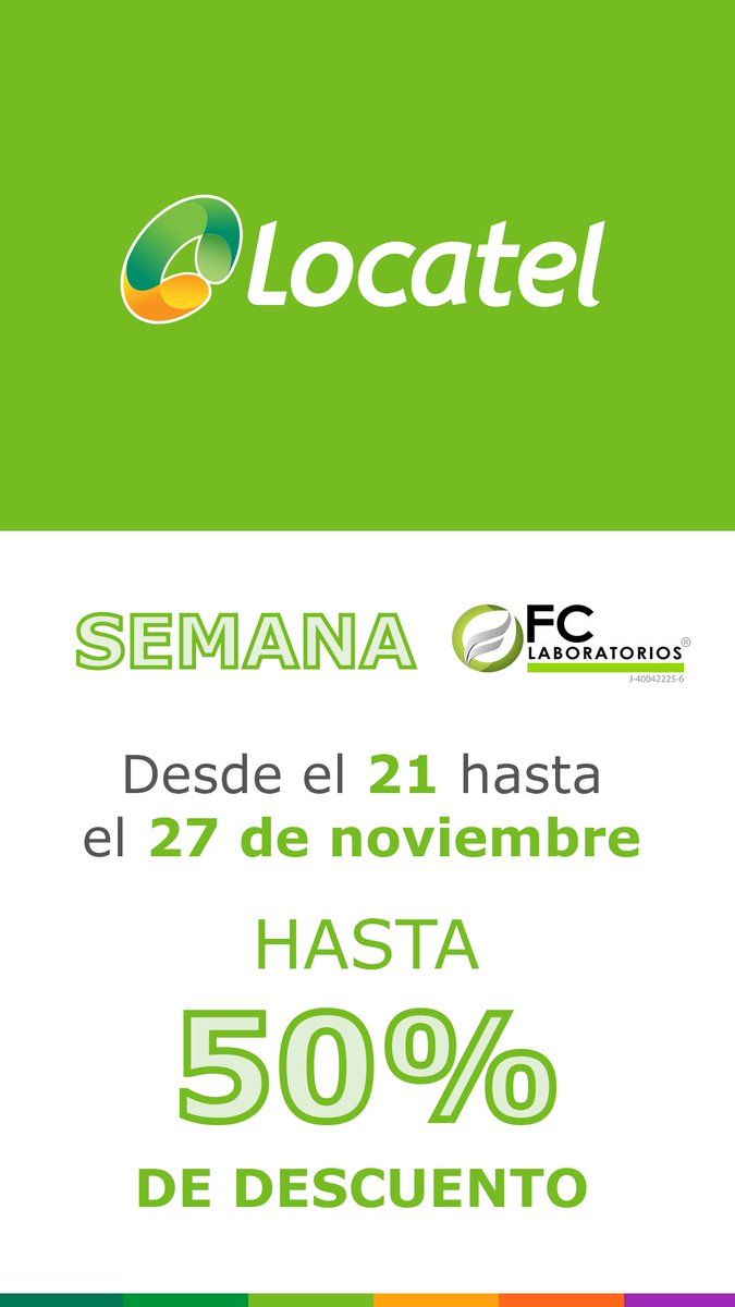 LocatelVzla's tweet photo. Desde el 21NOV hasta el 27 tendremos DESCUENTOS en medicamentos seleccionados 👇 https://t.co/gVaCO2715S