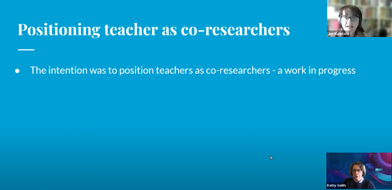 TabethaSpiteri's tweet photo. Listening to @kathsmit &amp; @JenMScience present at the @Deakin @DeakinREDI CAR Symposium on our work in #theSTEMproblem😊

Title: Methodological considerations when positioning #teachers as #coresearchers in development &amp; implementation of a #PBL framework for #school-based #STEMed https://t.co/kTyooUMsGH
