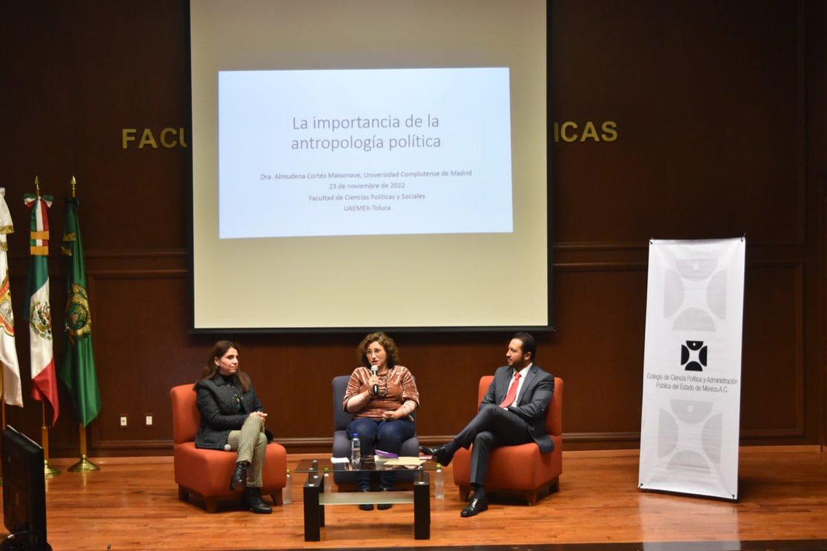 El Colegio de Ciencia Política y Administración Pública del Estado de México A. C. continúa realizando actividades para incidir en la sociedad
ow.ly/Qpq250LMBV9  <a href="/TinocoEdg/">Tinoco Edgar</a> <a href="/FcypysUaemex/">FCPyS.UAEMex.Oficial</a>