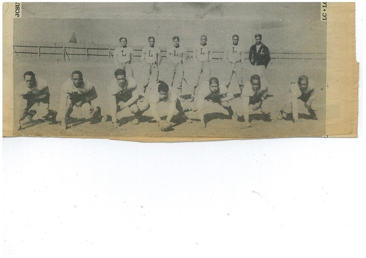 OnePeoplesProj's tweet photo. ON THIS DAY IN 1892 – The first Black college football game was played between Biddle University (Johnson C. Smith) and Livingstone College who is pictured here. https://t.co/4LvWF98REP