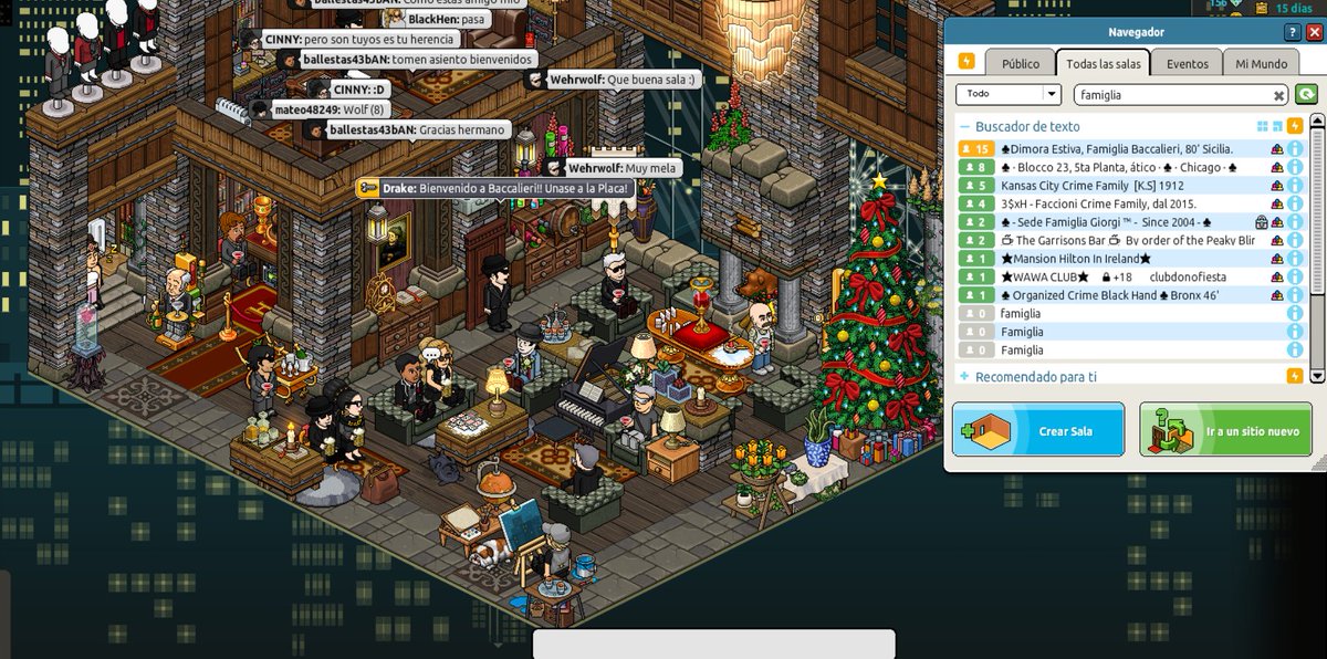 Inauguración de sala Dimora Estiva 80's, liderada por la Famiglia Baccalieri. ¿Te lo perderás? Te esperamos. 🔞🍸⬆️