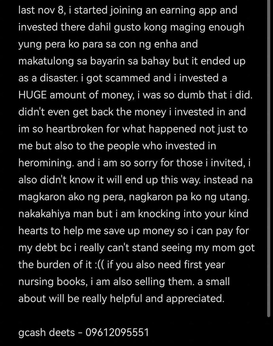 cheonskart's tweet photo. to everyone who will see this, im knocking at your kind hearts to help me :(( i don't know what else to do :((

read first pic for context: https://t.co/GA2Id5klsy