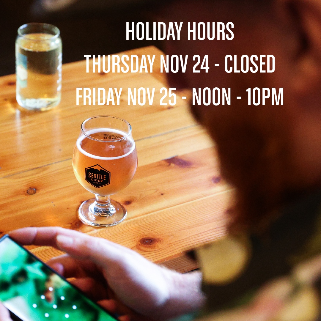 We will be closed for Thanksgiving and open Friday Nov 25 for regular hours!