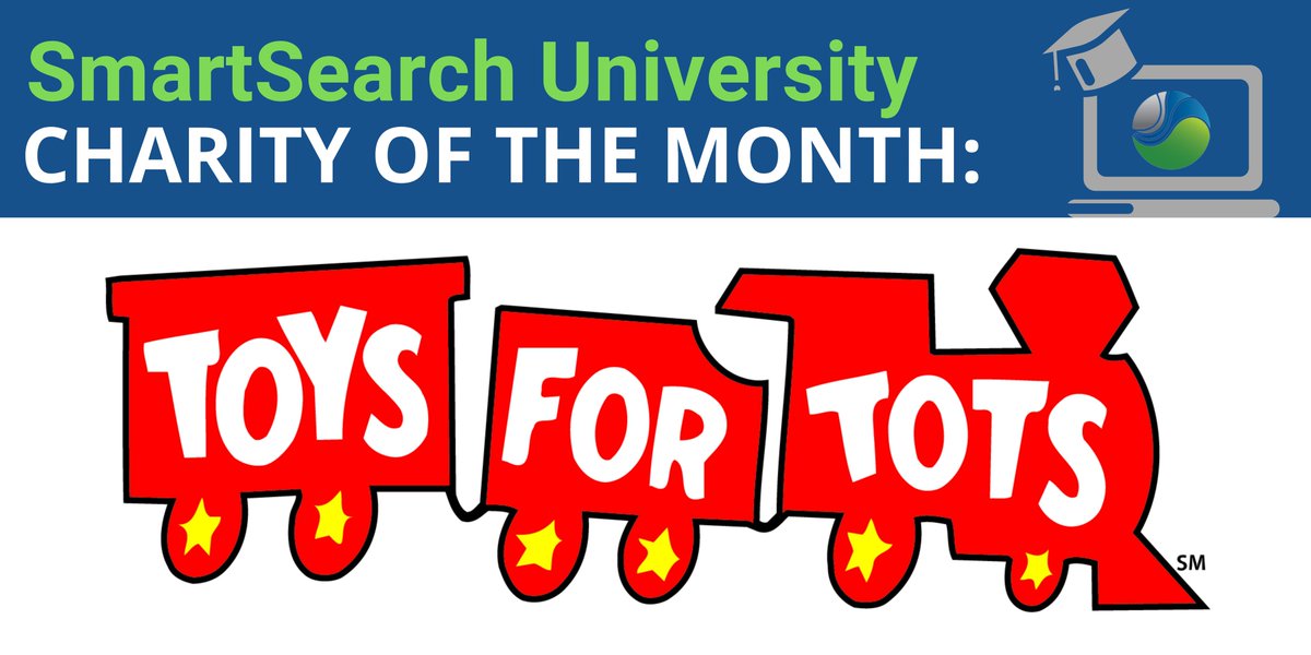 SylvieDahl's tweet photo. Proud that @SmartSearchATS gives back to the community every month. For every one of our users who earns a course certification in the SmartSearch University training program, we make a donation to our Charity of the Month.
#SmartSearchATS #ToysforTots #CharityoftheMonth https://t.co/wngIto6CE8