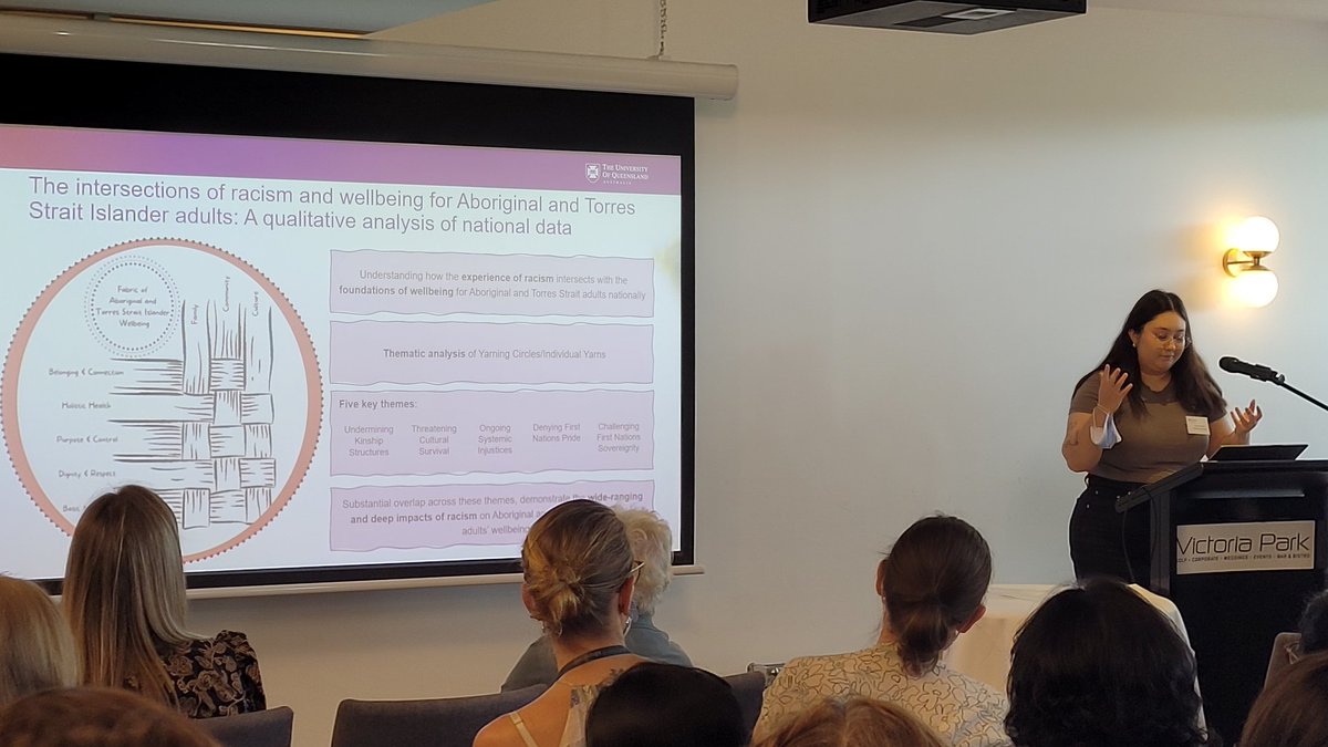 VeeSullivanUQ's tweet photo. It's inspiring listening to  @ngampromwongse speak about the interactions of racism #sph_uq https://t.co/Hzi7kAKT1p