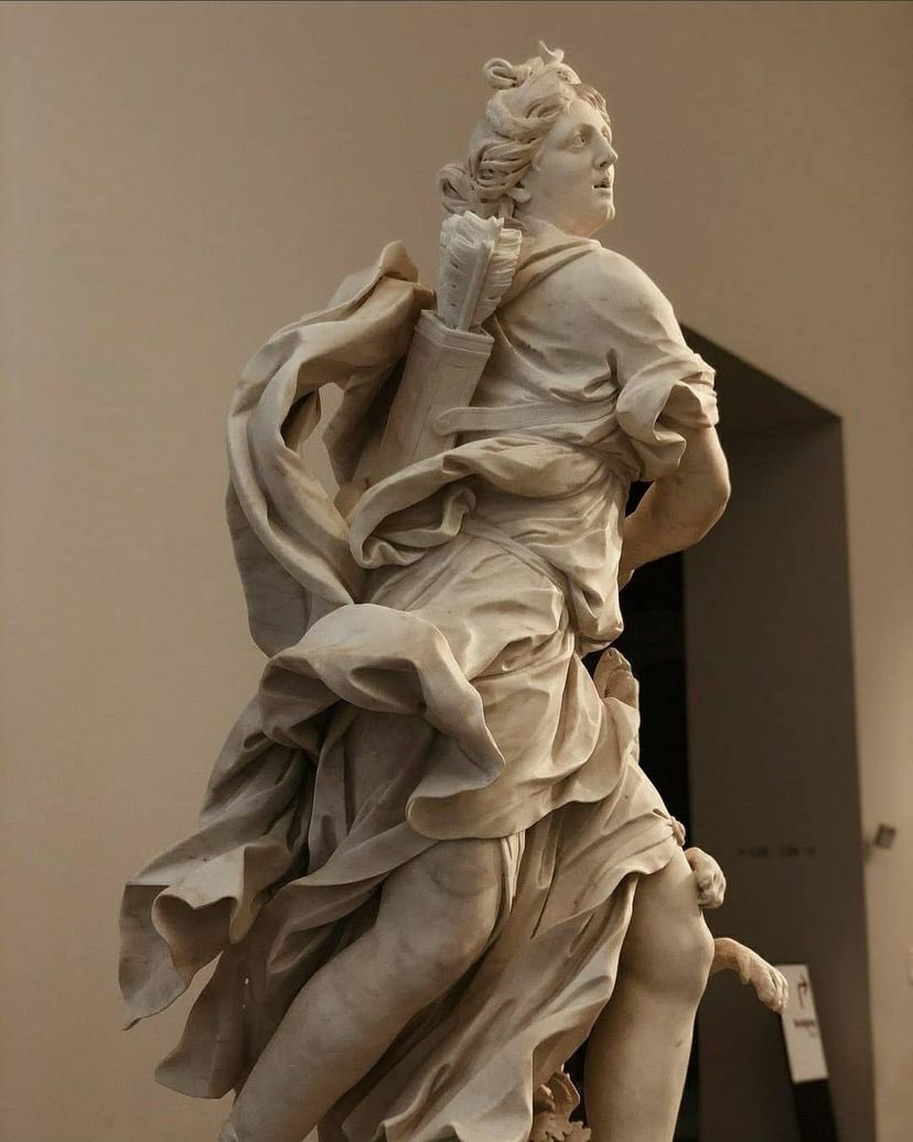 Hunter Artemis Statue, 1717-1720, Bernardino Cametti, Bode Museum, Berlin, Germany