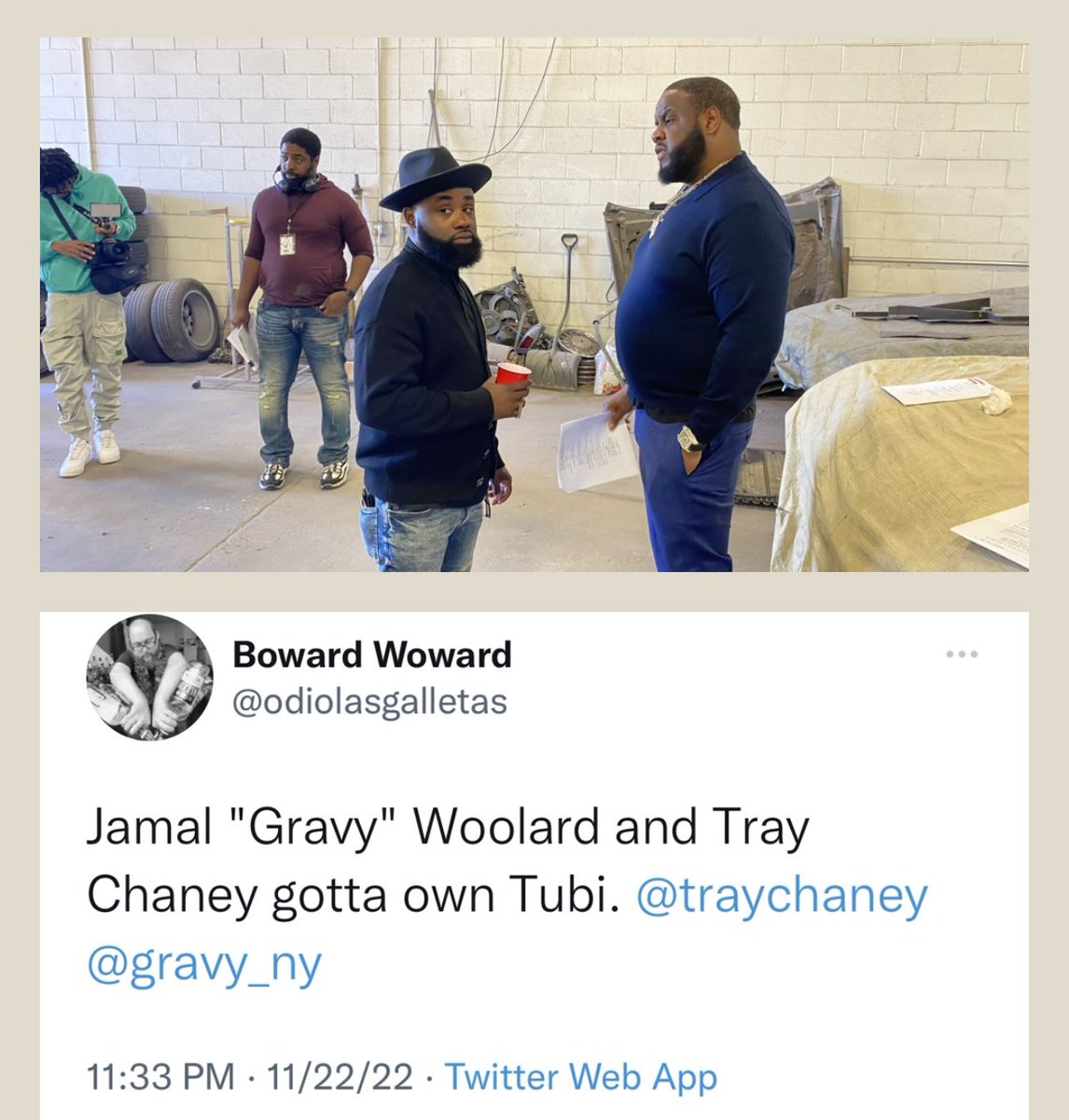 traychaney's tweet photo. NO WE DON’T OWN TUBI…..BUT We Clicked Up & Figured Out How To Take Over & Approach All These INDEPENDENT FILM PROJECTS…WE ARE WORKING ON SOMETHING WAY BIGGER As Far As OWNERSHIP. OUR FANS WILL BE ABLE TO COME TO OUR OWN PLATFORM 2023 MARK MY WORDS #workingBlackActors #film #TV https://t.co/Vt38146jvQ