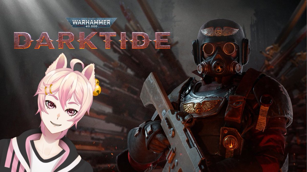 UtaruLive's tweet photo. Tanuki doing sharpshooter things tonight on Warhammer Darktide!

I'm warming up with some difficulty 3 missions before going into difficulty 4!

Slaughter for the Emperor starts right now! 🌸 https://t.co/TW1cXNhNr2