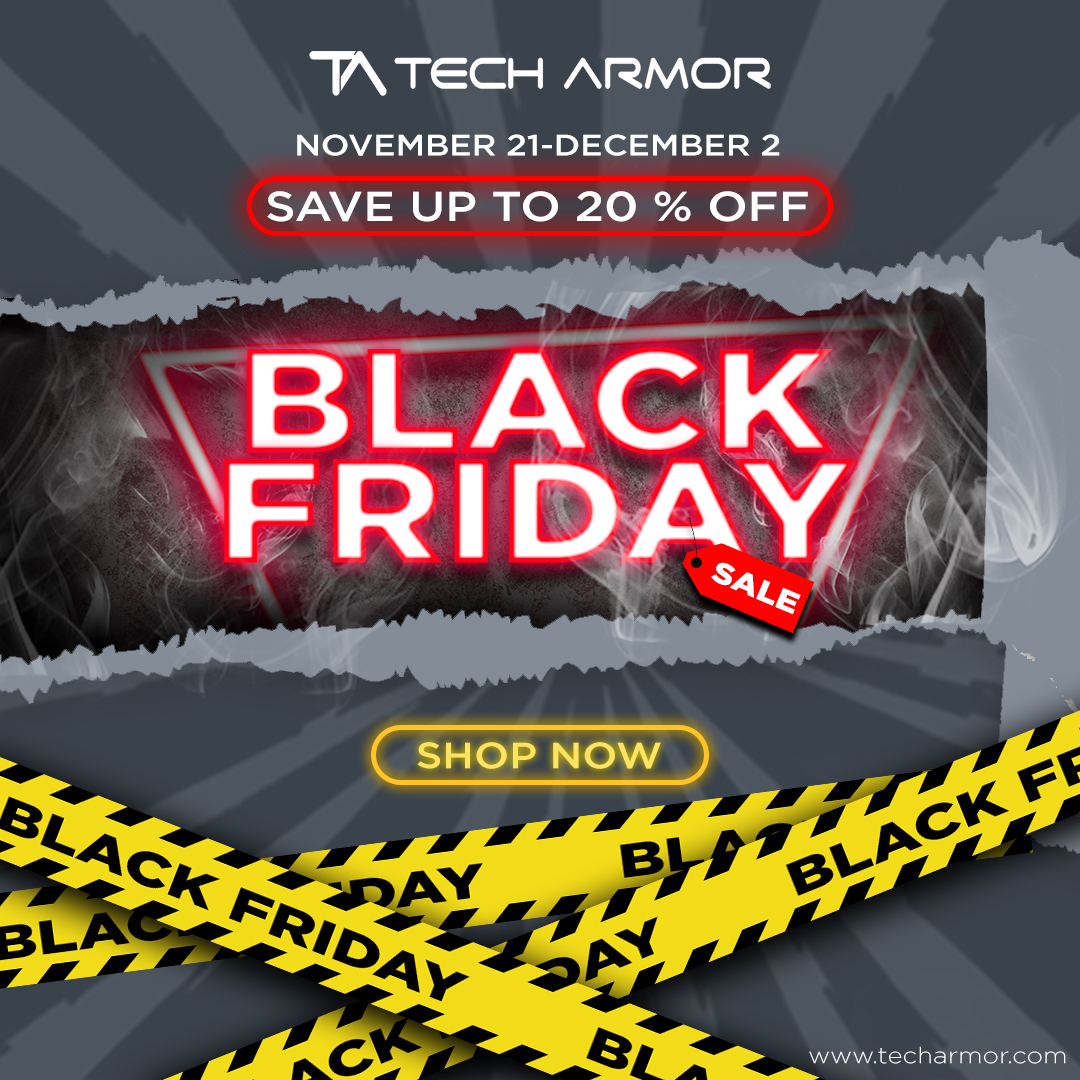 TA_TechArmor's tweet image. Hey everyone! Just a little reminder that our Black Friday sale at a 20% discount is ongoing. Get the best possible screen coverage for your expensive device now. Check us out at amazon.com/techarmor.

#TechArmor 
#YouPlayWeProtect 
#blackfridaysales  
#apple 
#iphone