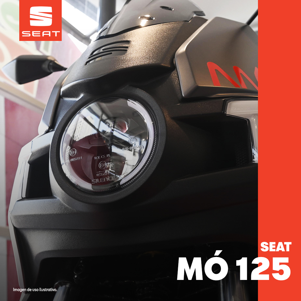 SeatCarOne's tweet photo. SEAT MÓ 125 con 3 Modos de Conducción, 125 km de autonomía, acelera 0-50km/h en 3.9 seg. Recorre tu camino con libertad y estilo. https://t.co/tZ3QazAqsy