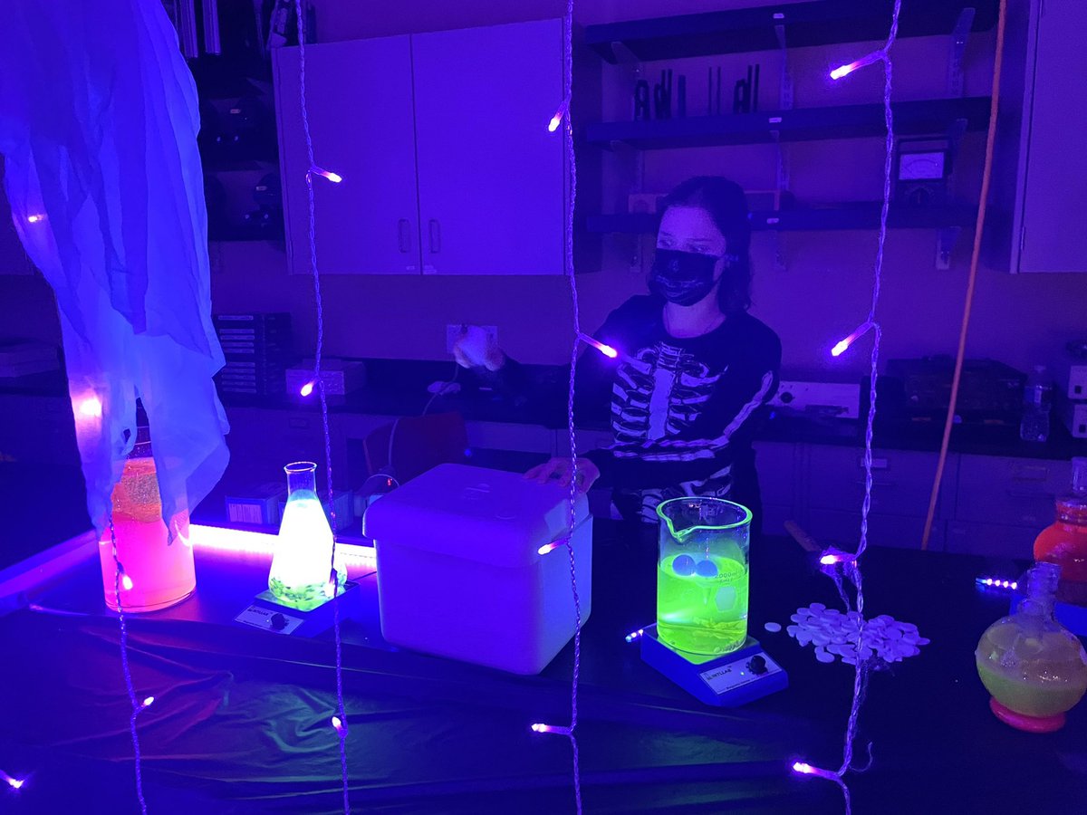 ACSJoliet's tweet photo. The ACS Joliet-sponsored haunted house event a few weeks ago was an immense success according to lead student organizer @AdamCaridi! Thanks to those who volunteered to make this a reality. More thanks to @LewisUniversity for hosting!! @DKLab_LewisU @KisslLab_LewisU #spookyscience https://t.co/pl3kUKwwJT