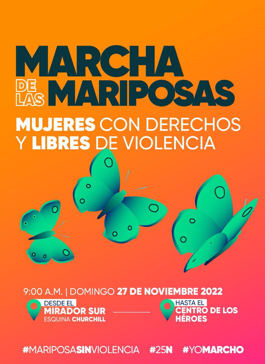 RSTALIN's tweet photo. ¡Nos vemos el domingo!
#MarchaDeLasMariposas https://t.co/kYjnsL1uwb