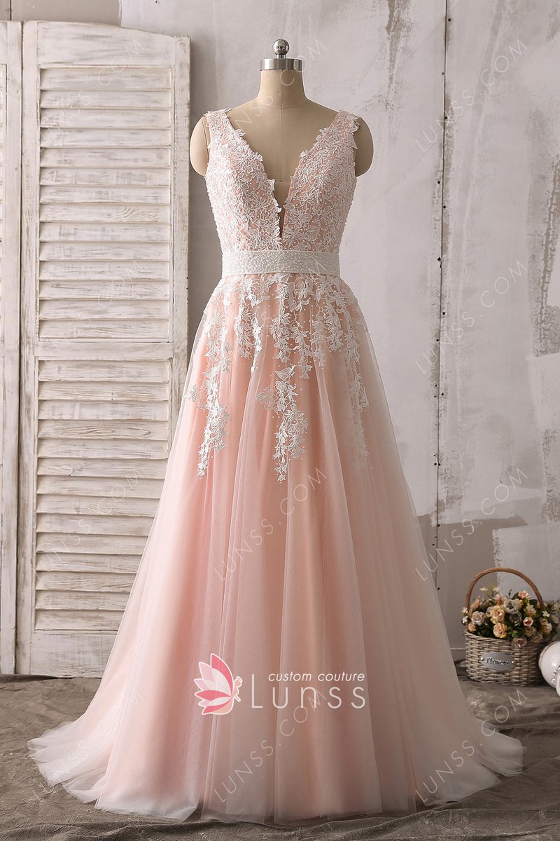 LunssCouture's tweet photo. Adorable Pearled White Lace Appliqued V-neck Pink Prom Dress 
#PinkDress #PinkPromDress #PromDress2023 #LacePromDresses #VNeckPromDress #LunssDresses
https://t.co/NZjt6V9HZk https://t.co/qdLdvAcuT6