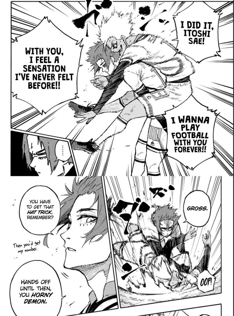 blue lock spoilers // i genuinely cant tell if their dialogue is like this on purpose 😭😭😭 how r the dudebros defending this