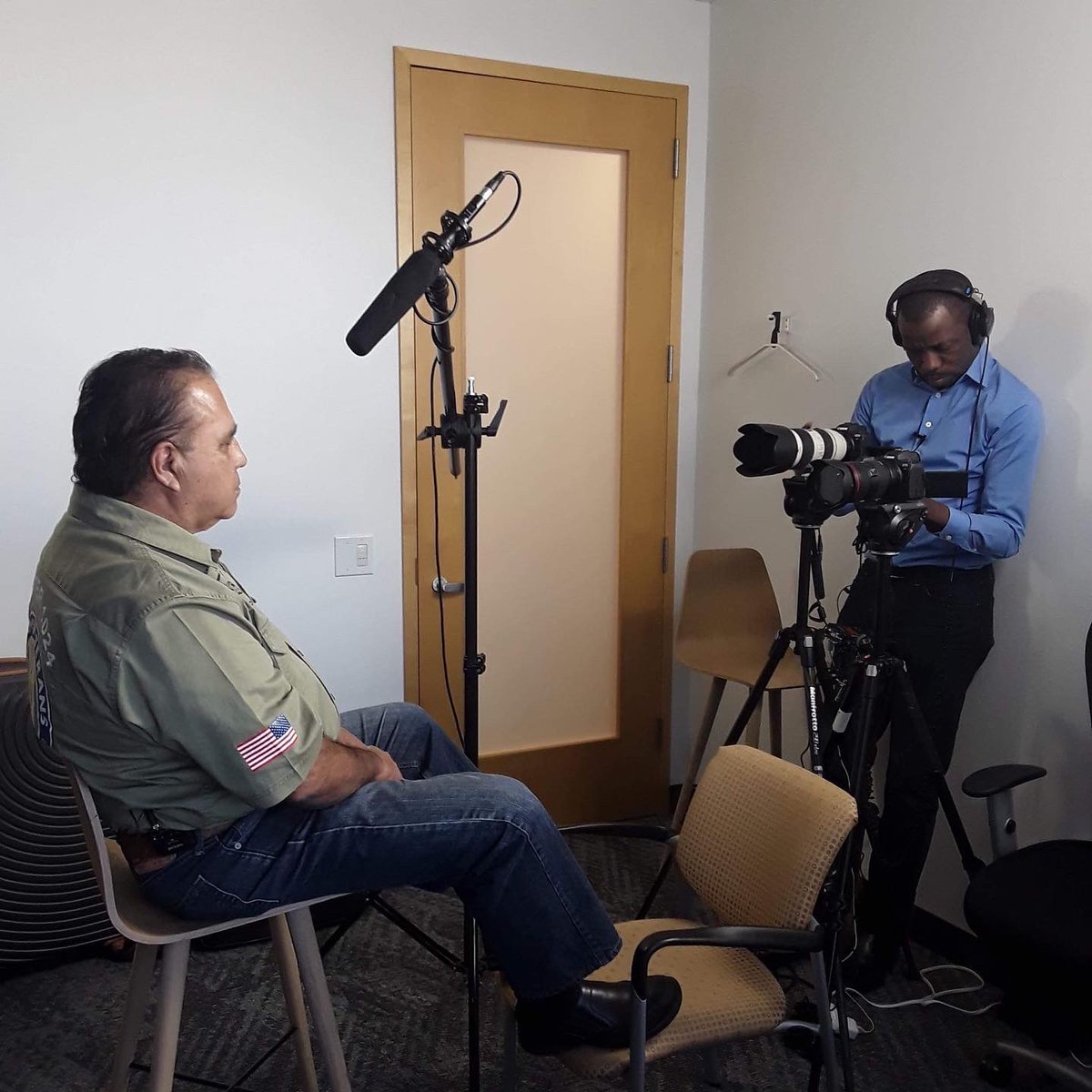bristolbates's tweet photo. Veteran group in our office today filming interviews for an upcoming documentary we are supporting via our philanthropic foundation 🇺🇸 

#veterans #vets #irvine #veterans4veterans #newportbeach #bristolfoundation #american #supportveterans #veteransupport #wesupportveterans https://t.co/AFOGLo4K0Y