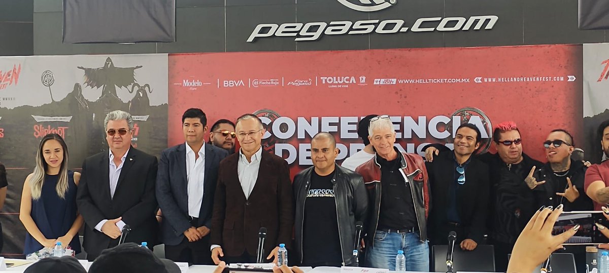 El Hell and Heaven Metal Fest estallará en el Foro Pegaso de Toluca
<a href="/RaymundoMC/">Raymundo Martínez Carbajal</a> <a href="/HHOpenAir/">Hell And Heaven Open Air</a> <a href="/kiss/">KISS</a> @pantera <a href="/MegadethMx/">Megadeth México</a>
cadenapolitica.com/el-hell-and-he…