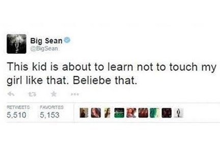 remember when big sean mad at justin bc he hugged ariana on stage 😭