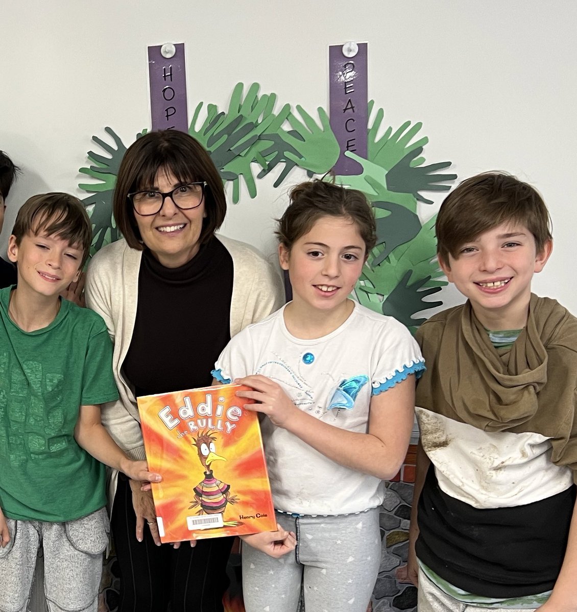 SES_ycdsb's tweet photo. Today was Inside out Day. What a great picture book to spark up conversation about the power of our words. Thank you for welcoming Ms. Malta and I into your classes this week and remember to wear mismatched socks or shoes for tomorrow. @TheresaMcnicol1 @YCDSB https://t.co/De8S77DsCr