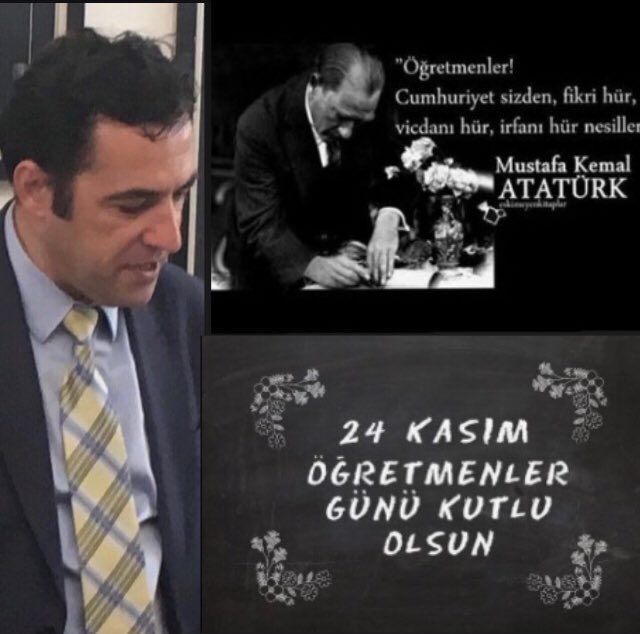 24 Kasım Öğretmenler Günü kutlu olsun. Tüm Öğretmen camiamıza sevgiler, saygılar...