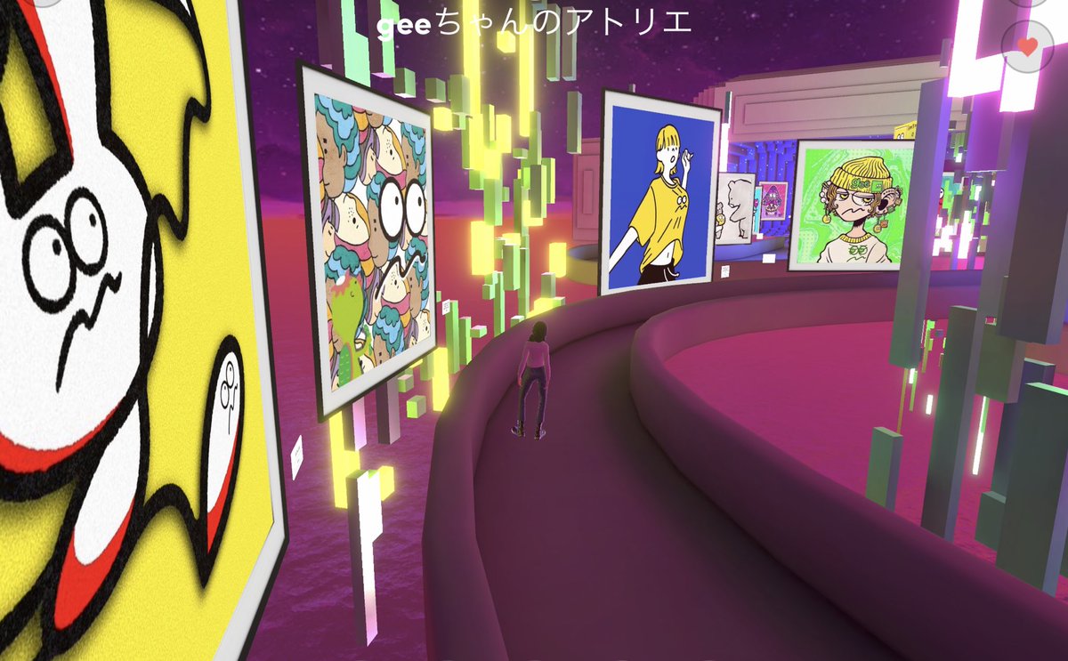🗼多彩なgee ちゃんとNFTクリエイター のコラボメタバースを探検

メタバースで俯瞰にすると、空間広がりに感動🥹✨ 
spatial.io/s/maisupesu-63

製作者のあでぃさんが
作品を飾ってみたい人のためにSNS向上委員会というメタバース解放中、

詳しくははリプ欄です🚪✨

<a href="/gee_otaryo/">geeちゃん｜Bancco Soul Records</a> <a href="/HopeMj23adi/">あでぃコミュ公式アカウント</a>