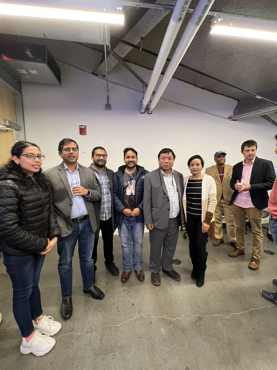 आजको भेट "National Innovation Centre" का <a href="/MahabirPun/">Mahabir Pun</a> सर सङै University of Cincinnati मा ||