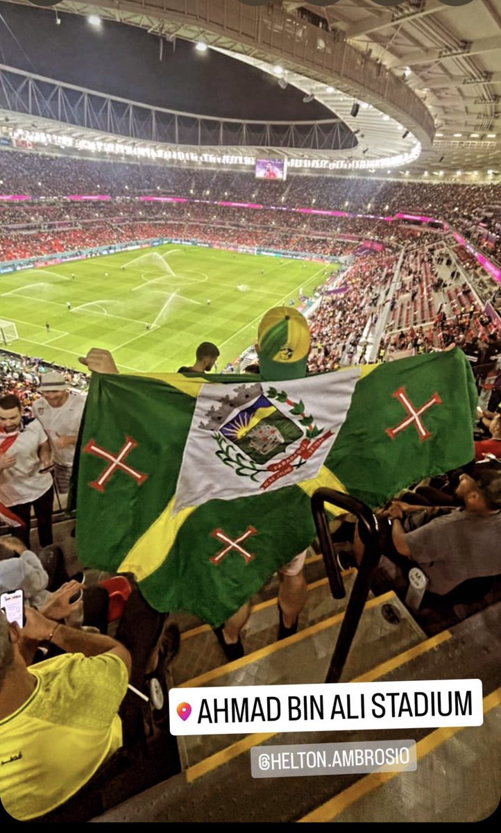 Orgulho de ser Parnanguara.
Enquanto um Jornalista fala mal de Paranaguá, temos Muitos Parnanguaras que se orgulham de ser da nossa amada Terra, cidade Mãe do Paraná.

O Dr <a href="/thedy9/">Thedyson Luzon</a> é um exemplo disso, está no Catar 🇶🇦 levando a nossa bandeira para o Mundo.

#orgulhoparnanguara