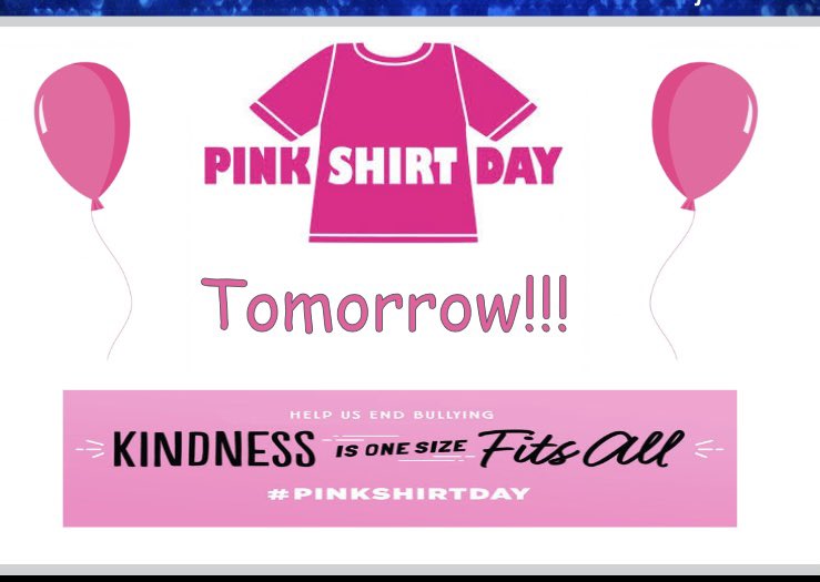 <a href="/AberfoylePS/">Aberfoyle PS</a> <a href="/ugdsb/">Upper Grand DSB</a> Hey Gators! It’s Pink Shirt Day tomorrow. Let’s show the world that we are Upstanders who say NO to Bullying!
