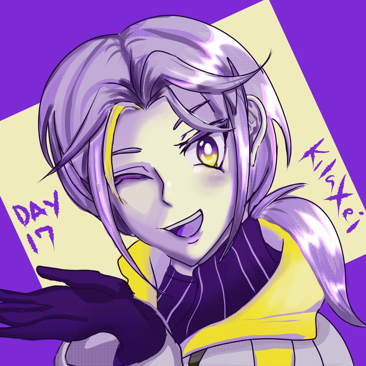 kitartsu's tweet photo. [HUEVEMBER]: Day 17 @RedFalc_VT 

Surprise second post! Tried a happy wink this time!

#Huevember2022 #VtubersUprising #VtubersEN #kitaxei #fanart #VArtist #ArtistsOnTwitter #DrawFalc https://t.co/Zqx5GHJk5X