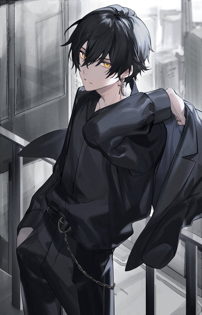 dark anime boy Picture #119511666