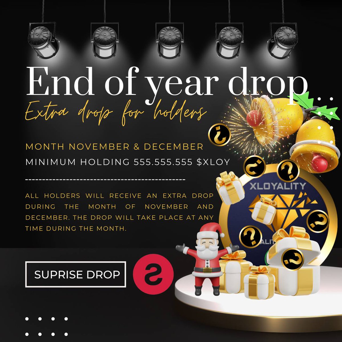 🎁xLoyality Giveaway 🎁 

2⃣M XLoyality Each |5⃣ Winners

✅Follow <a href="/corpuz_loverlyn/">SweetLove18</a>, <a href="/xloyality_Army/">XSTO</a> &amp; <a href="/pancky19/">Pancky #XRP 🇳🇱</a>
✅ ❤️ 🔄 &amp; Tag friends
✅Join Telegram: t.me/XLoyalitYoffic…
Discord: discord.gg/Nau9UzKe7u

😍Fill your bags, HODL &amp; be part of $XLOY surprise drop.💸💰😍

⏰72H