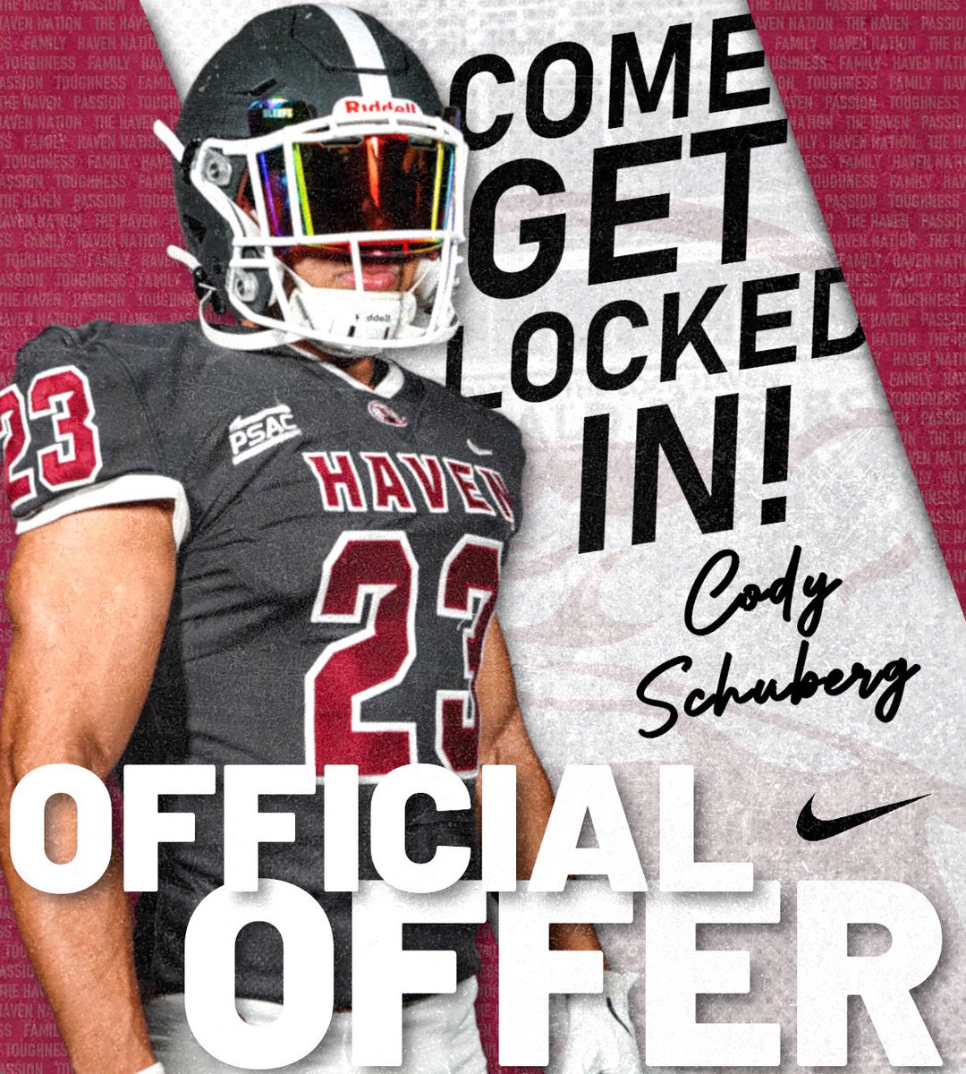Cody Schuberg ✞ (@codyschuberg) on Twitter photo After a great talk with <a href="/coachpetite/">Jeri Petite Jr</a> I’m thankful to have earned a division 2 offer from Lock Haven University!! <a href="/LHU_Football/">Lock Haven Football</a> After a great talk with <a href="/coachpetite/">Jeri Petite Jr</a> I’m thankful to have earned a division 2 offer from Lock Haven University!! <a href="/LHU_Football/">Lock Haven Football</a>