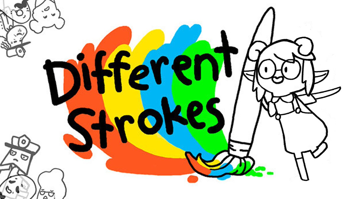 honeysuckleVT's tweet photo. bit of a game change for stream!! we're going to be trying out a game called different strokes today, and if we have time we'll switch to hades later.
stream up now!!
https://t.co/NL74CF28jn
#sucklive #differentstrokes #artstream https://t.co/4FZ7WIyf8M