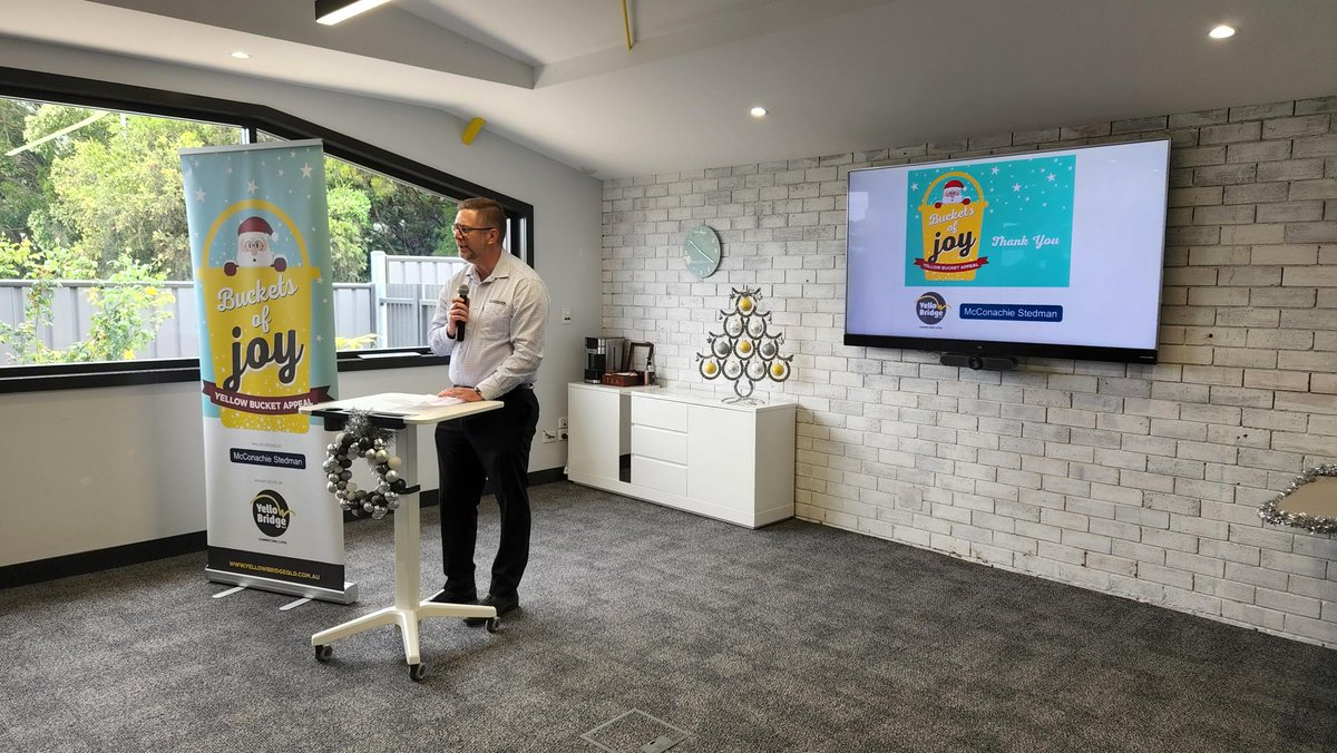 We are proud to be continuing our longstanding sponsorship of the Yellow Bucket Christmas Appeal for the 7th year running. Hosted by the YellowBridge QLD team, together we officially launched this year’s appeal at the YellowBridge QLD headquarters on Ruthven St.