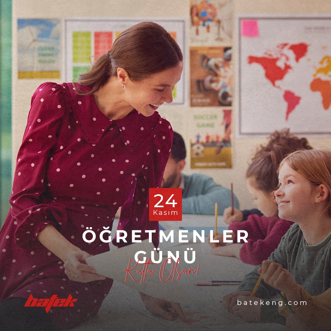 24 Kasım Öğretmenler Günü Kutlu Olsun.

#batek #batekeng #ogretmenlergunu #24kasım